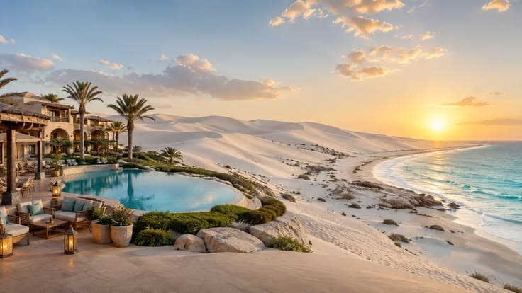 Discover White Sugar Dunes Resort: Where the Desert Meets the Sea in Oman