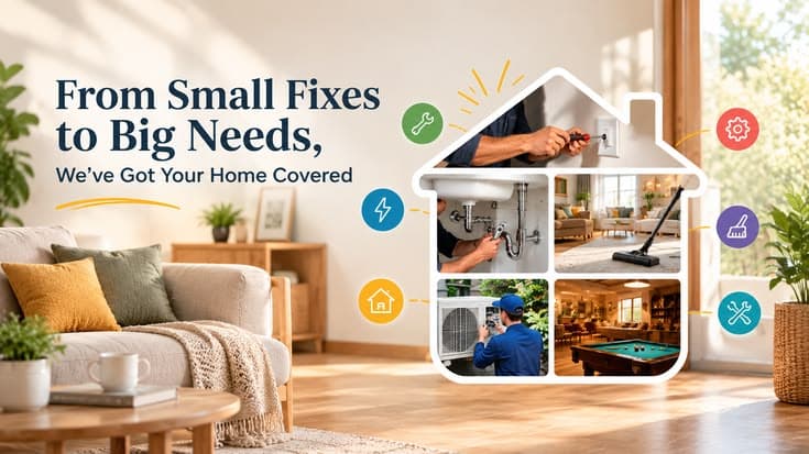 From Small Fixes to Big Needs, We’ve Got Your Home Covered