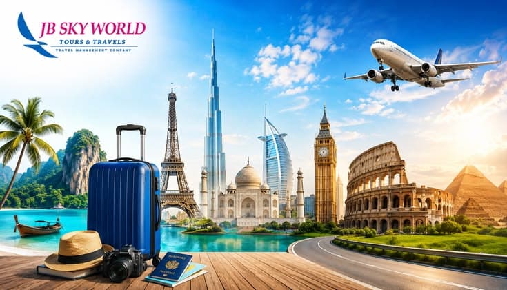 JB Sky World Tours & Travels: Complete Travel, Visa, UAE Recruitment & Attestation Services